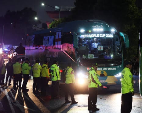 England Get Hostile Welcome