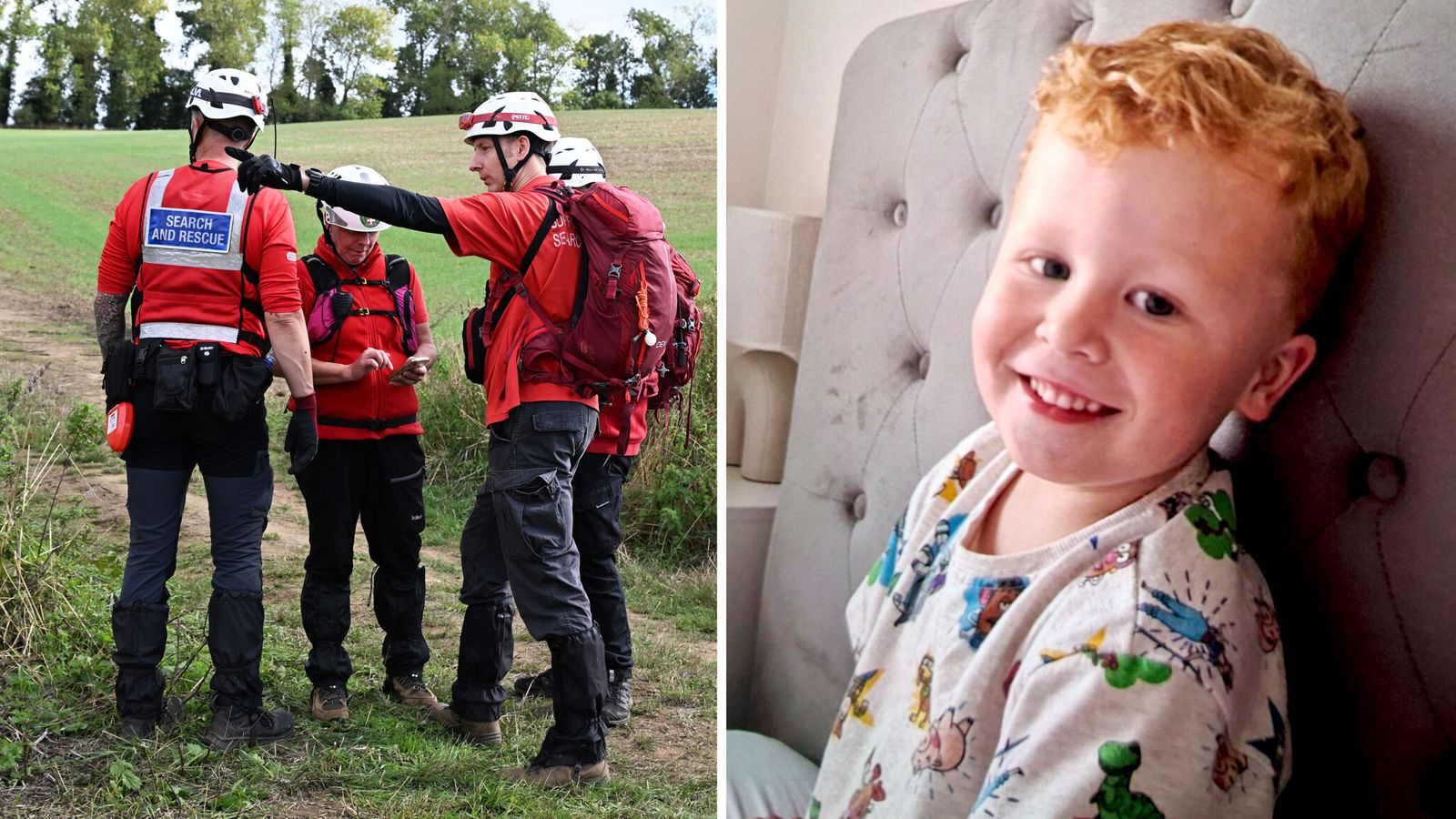 Missing boy latest: Lake cordoned off by police in search for Noah, 3